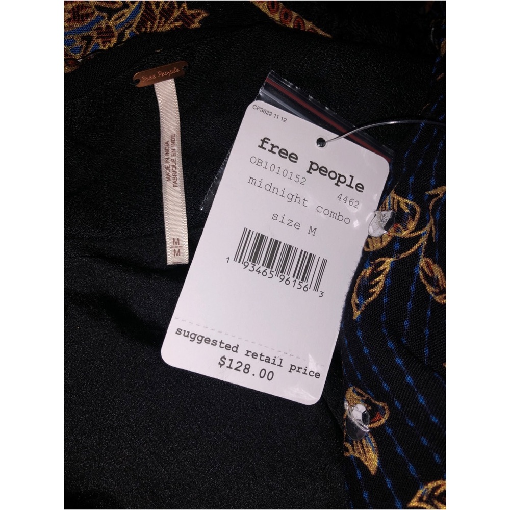 Free People Rays Of Light Blue Embellished Jacket - Picture 7 of 7